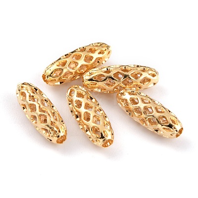Brass Beads KK-O133-201C-G-1