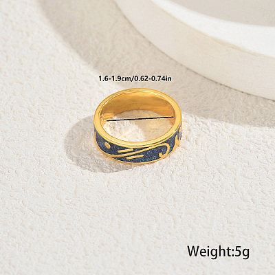 Irregular Pattern Brass Finger Rings for Women YY3361-1-1