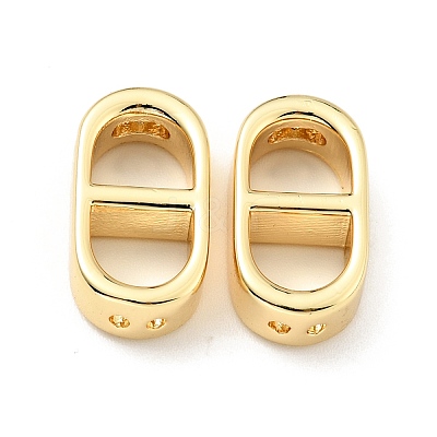 Brass Connector Charms KK-G416-07G-1