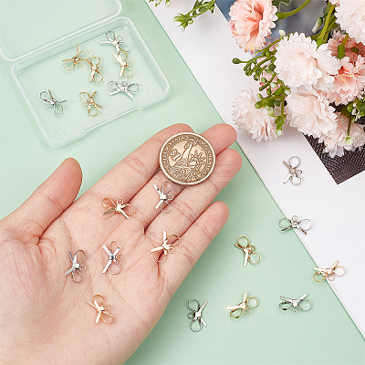 20Pcs 2 Colors Brass Pendants KK-BC0013-30-1