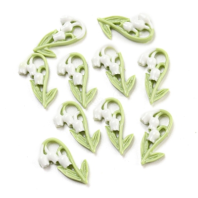 Luminous Opaque Epoxy Resin Decoden Cabochons CRES-M032-02D-1
