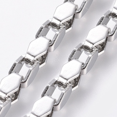 Non-Tarnish 304 Stainless Steel Venetian Chains CHS-E019-07P-1