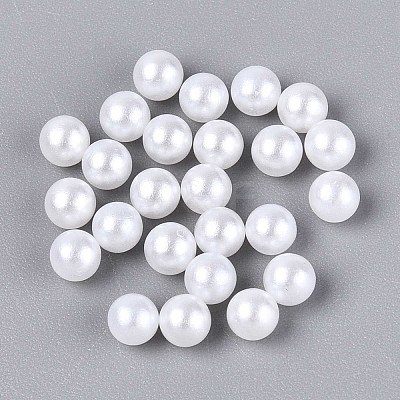 ABS Imitation Pearl Acrylic Beads OACR-S011-4mm-02-1