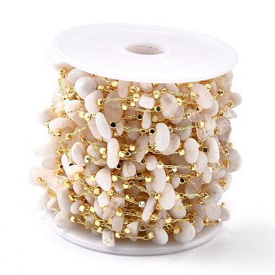 Handmade Beaded Chain CHC-D027-01G-07-1