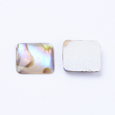 Natural Paua Shell Cabochons SSHEL-F301-25-1