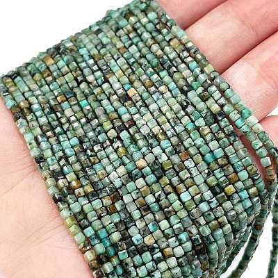Natural African Turquoise(Jasper) Beads Strands X-G-A02-02-1