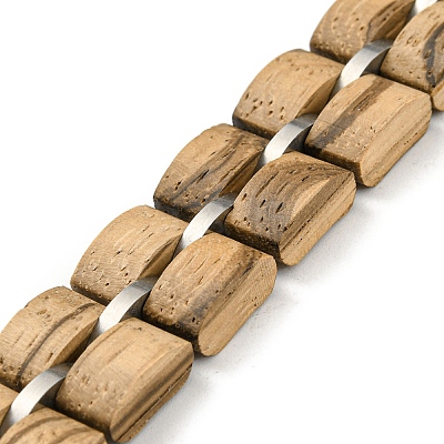 Wooden Watch Band Bracelets for Women Men BJEW-M306-01P-1