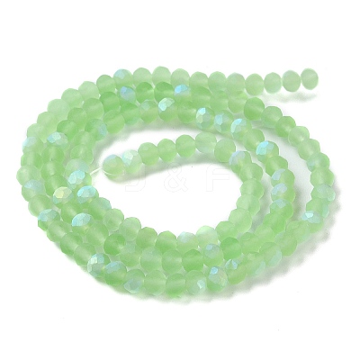 Transparent Glass Beads Strands X1-EGLA-A034-T4mm-MB09-1