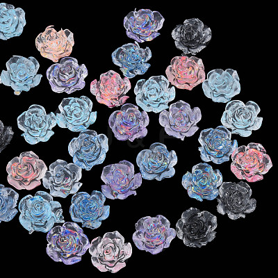 Transparent Resin Cabochons CRES-N030-014-1