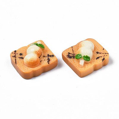 Opaque Epoxy Resin Cabochons LS-CRES-S358-63-1