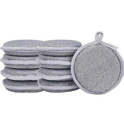 8Pcs Polyester with Cleaning Sponge for Bowl AJEW-GF0010-85-1