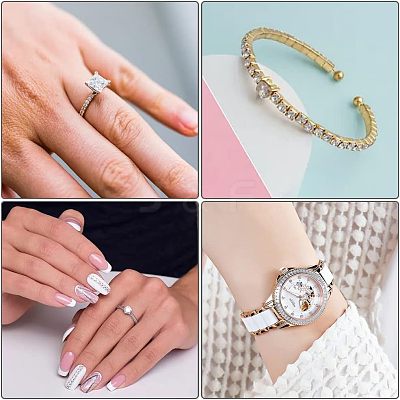 6 Style Cubic Zirconia Cabochons ZIRC-HY0001-01-1