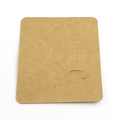 Rectangle Shape Cardboard Earring Display Cards X-CDIS-Q001-41-1