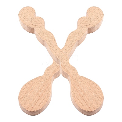 Unfinished Beech Wood Blank Spoon WOOD-WH0108-72-1