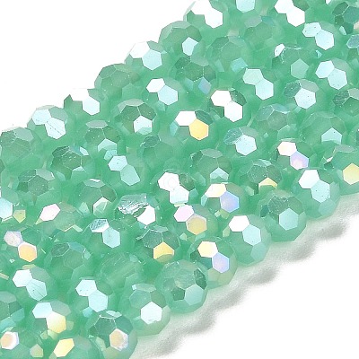 Imitation Jade Glass Beads Stands EGLA-A035-J6mm-B10-1