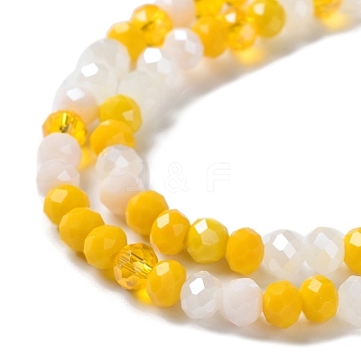 Glass Beads Strands EGLA-A034-M6mm-21-1
