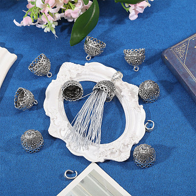 10Pcs Alloy Pendant Bails FIND-CA0011-52A-1