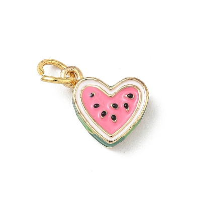 Brass Enamel Pendants KK-H523-01D-G-1