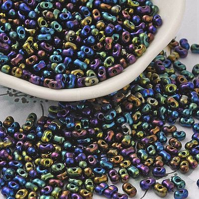 Opaque Glass Seed Beads SEED-K009-06B-04-1