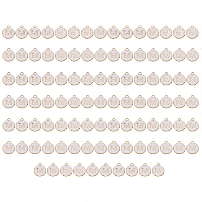 Golden Plated Enamel Alloy Charms ENAM-SZ0001-26A-M-1