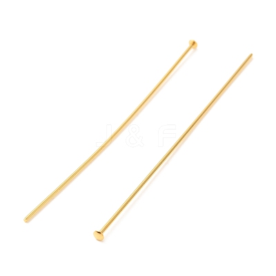 Brass Flat Head Pins KK-F824-114F-G-1