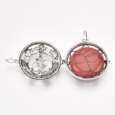 Alloy Cage Big Pendants G-S246-24-1