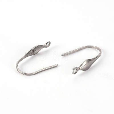 Tarnish Resistant 316 Stainless Steel Stud Earring Hooks X-STAS-Q239-015-1
