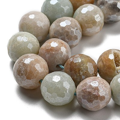 Natural Amazonite Beads Strands G-O164-02-12mm-1