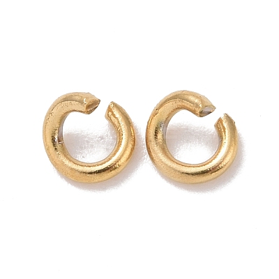 Ion Plating(IP) 304 Stainless Steel Open Jump Rings STAS-M235-K-01-1