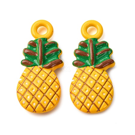 Baking Paint Alloy Pendants FIND-G097-04D-1