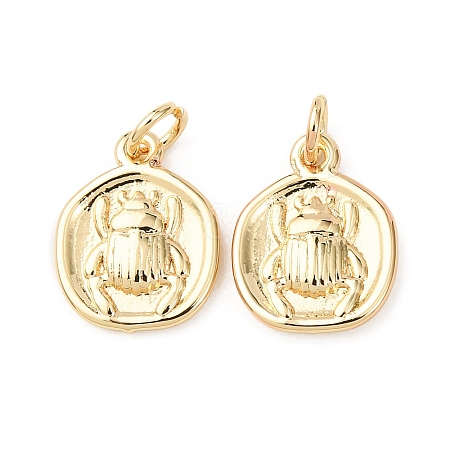 Brass Charms KK-D019-21G-1
