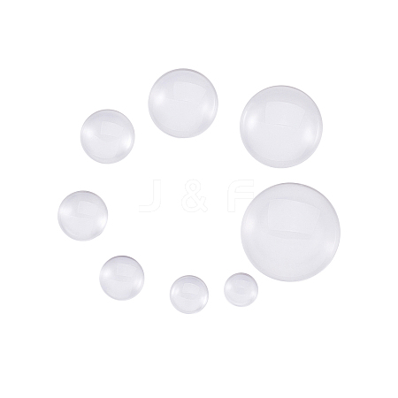 Transparent Glass Cabochons GGLA-CJ0001-01-1