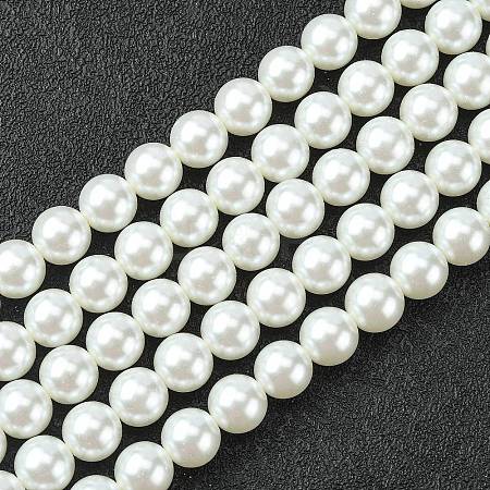 Glass Pearl Beads HY-J001-10mm-HX001-1