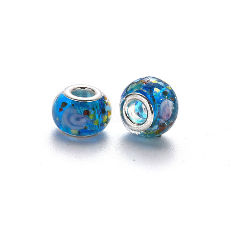 Handmade Lampwork European Beads LPDL-N001-022-C04-1