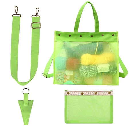 PVC Shoulder Yarn Storage Bag PW-WG6AACF-06-1