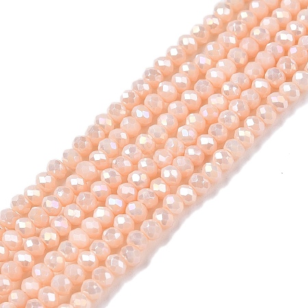 Electroplate Glass Beads Strands LS-EGLA-A044-P1mm-B05-1