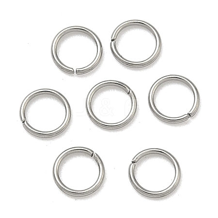 Tarnish Resistant 304 Stainless Steel Open Jump Rings X-STAS-M008-04A-1