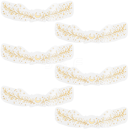 10Pcs Transfer Sticker Proof Removable Temporary Tattoos Stickers DIY-SP0003-65A-04-1