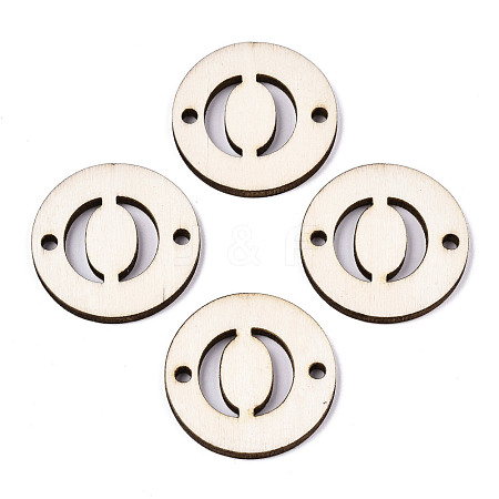 Unfinished Natural Poplar Wood Links Connectors WOOD-S045-140B-01O-1