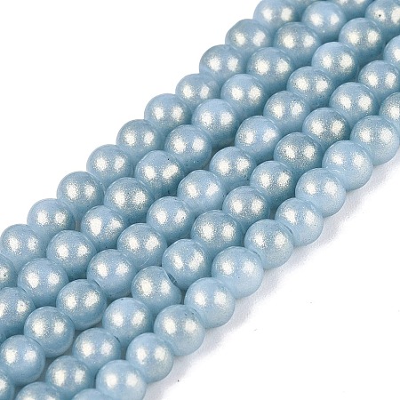 Baking Paint Glass Pearl Beads Strands DGLA-ZX001-05B-16-1
