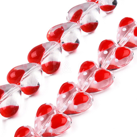Transparent Acrylic Beads Strands ACRC-T011-05-1
