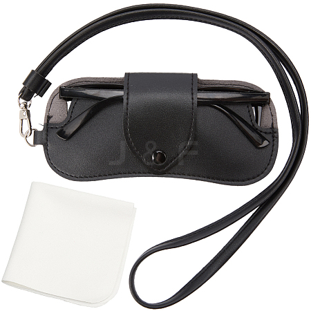 1Pc Imitation Leather Eyeglass Cases AJEW-CN0005-52C-1