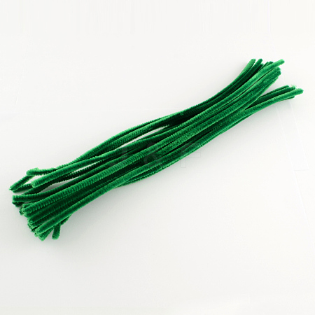 Round Pipe Cleaner Chenille Stick X-AJEW-S007-02-1