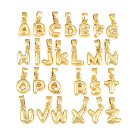 Brass Pendants KK-CBABDE2-01G-1