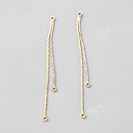 Brass Chain Chandelier Component Links KK-WH0100-026G-1