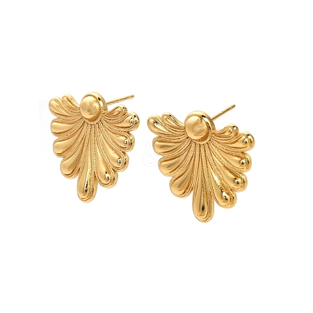 304 Stainless Steel Stud Earrings EJEW-P316-04G-1