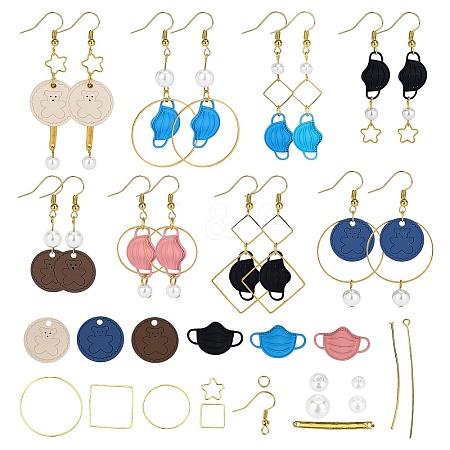 SUNNYCLUE DIY Dangle Earring Making Kits DIY-SC0016-63-1