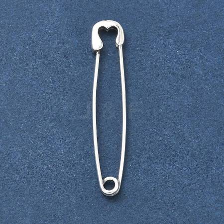 925 Sterling Silver Safety Pin Brooch Findings STER-H120-01P-1