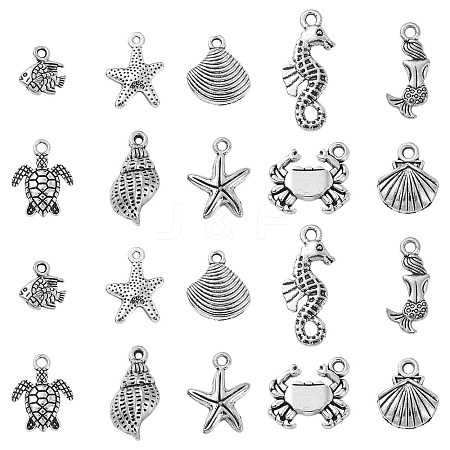 Tibetan Style Alloy Pendants TIBEP-CJ0001-10-1