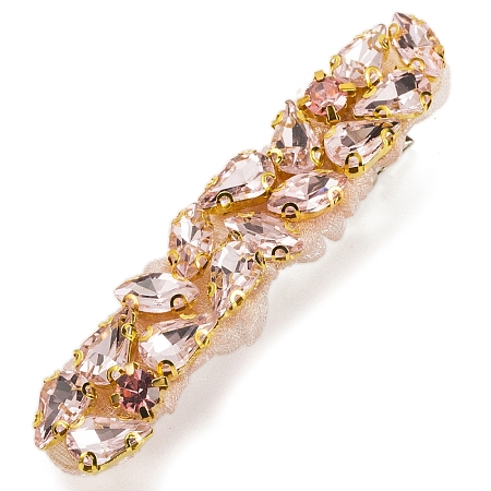 Alloy Rhinestone Alligator Hair Clips PW-WGC94E8-04-1